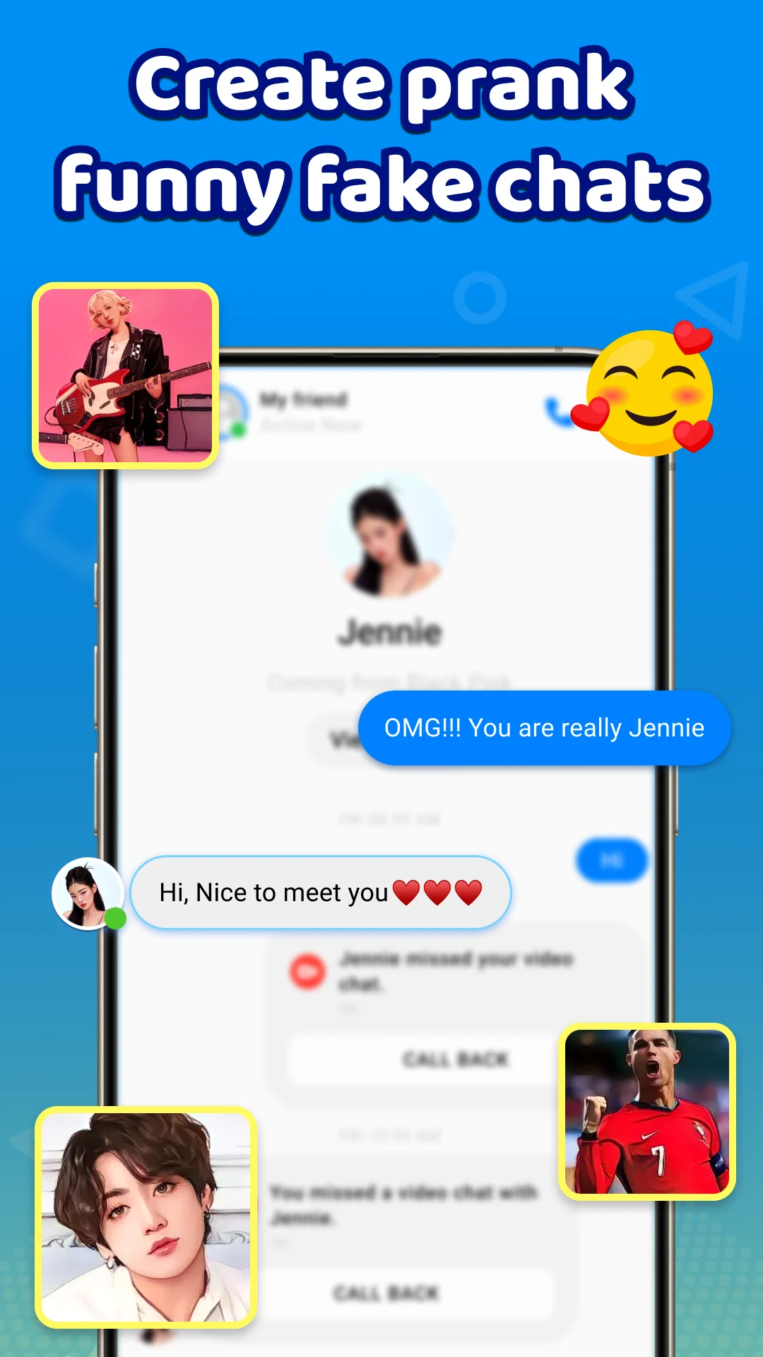 Idol Chat: Video Prank Call screenshot